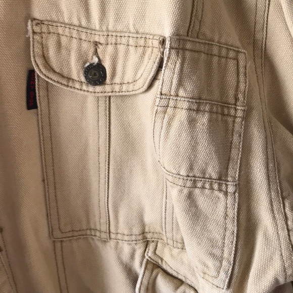 Vintage Don’t Stop mens khaki denim jacket! - Picture 7 of 8